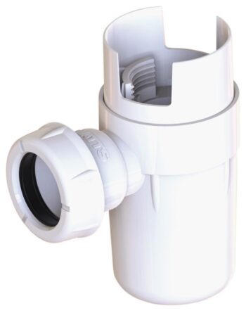 Siphon pour groupe de sécurité avec déflecteur en kit